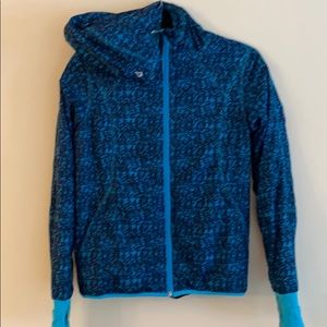 Ivivva fleece lined jacket with thumb holes (SZ12)